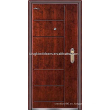 Acorazado (JKD-218) seguridad puerta y puerta de Exterior madera acero